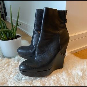 Stylish Sam Edelman platform wedged boots